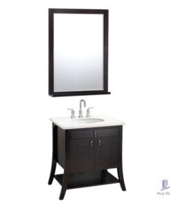 Bộ Tủ Lavabo Moen BC0205-803 + BC0206-002 Đặt Sàn Kèm Gương