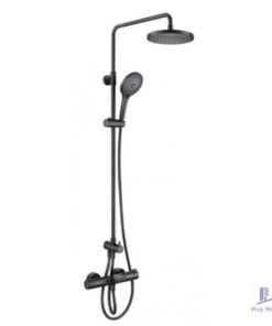 Bộ Sen Cây Moen M22021ABL + 2297BL + 63332HBL Nóng Lạnh Màu Đen