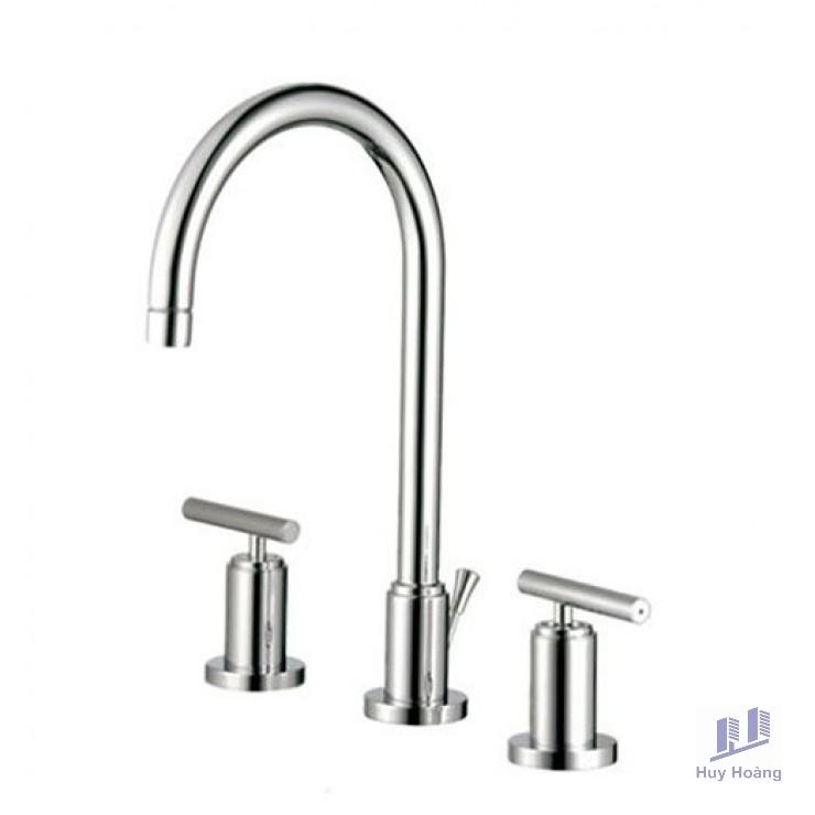 1-1248.jpg Vòi Lavabo COTTO CT238YC20 Cross Nóng Lạnh Chậu 3 Lỗ - Ảnh 1