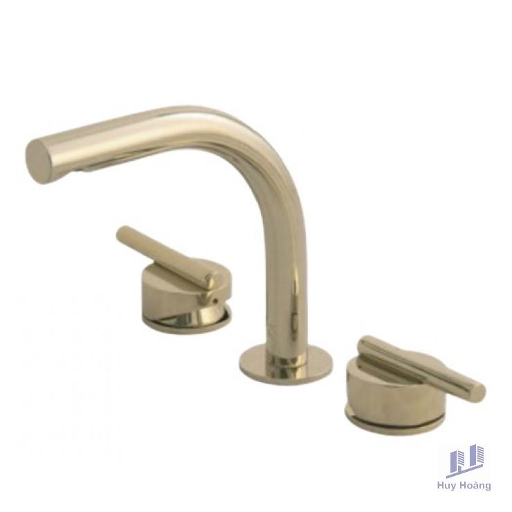 1-1271.jpg Vòi Lavabo COTTO CPF202A#GR2 Nóng Lạnh Màu Vàng Quil 3 Lỗ - Ảnh 1