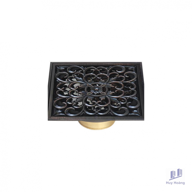 1-1388.png Phễu Thu Sàn Mạ Niken Đen EVEREST EV-VĐ54 - Ảnh 1