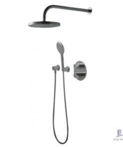 Sen Âm Tường Cotto CPF301H1H2#BN2 Nóng lạnh 2 Đường Nước Màu Đen Quil