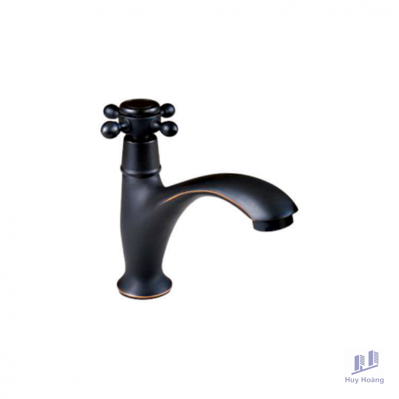 1-1420.png Vòi Lavabo Mạ Niken Đen EVEREST EV-VĐ26 - Ảnh 1