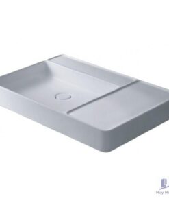 Chậu Lavabo COTTO CPW0501 MWH Đặt Bàn 750x500 mm Quil