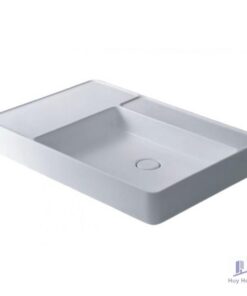 Chậu Lavabo COTTO CPW0500 MWH Đặt Bàn 750x500 mm Quil