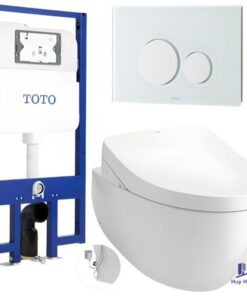 Bồn Cầu TOTO CW812RA#W TCF4911Z#NW1 WH172A MB176G#WH Nắp Điện Tử Treo Tường