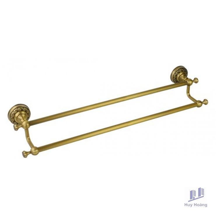 1-1956.jpg Thanh treo khăn đôi Kanly GCH12 bằng đồng - Ảnh 1