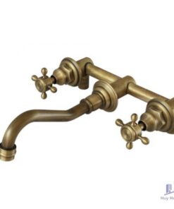 Vòi Lavabo Kanly GCT08 Nóng Lạnh Gắn Tường Giả Cổ