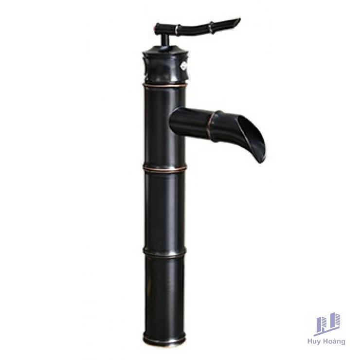 1-2097.jpg Vòi Lavabo Kanly GCA02B Nóng Lạnh Hình Ống Tre Màu Đen - Ảnh 1