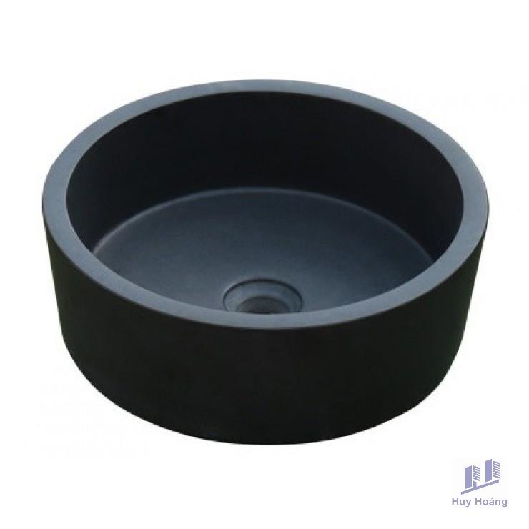 1-2304.jpg Chậu Rửa Mặt Lavabo Kanly MAR7E2 Đặt Bàn Đá Marble Màu Đen - Ảnh 1