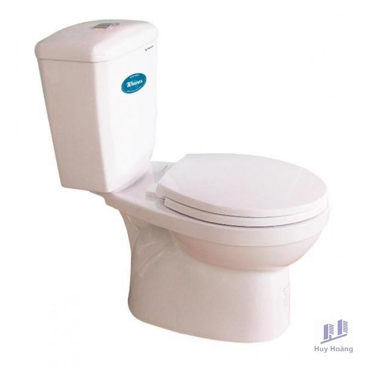 1-2605.jpg Bồn Cầu Thiên Thanh Waves CD70 Toilet 2 Khối Xả Nhấn - Ảnh 1