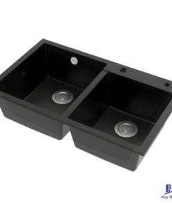 Chậu Rửa Chén Bát American Standard FFASX902 1013672430 Hai Hộc Màu Đen