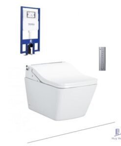 Bồn Cầu TOTO CW522EA/TCF803CZ/WH172AT Treo Tường Tự Xả Nước