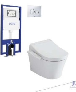 Bồn Cầu TOTO CW553C/TCF33370GAA/WH172AT/MB174P#SS Nắp Điện Tử Treo Tường