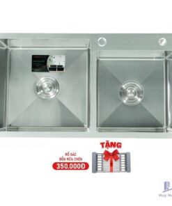 Chậu Rửa Chén Sơn Hà HM.X.2C.82.2.2 Inox 201 2 Hộc