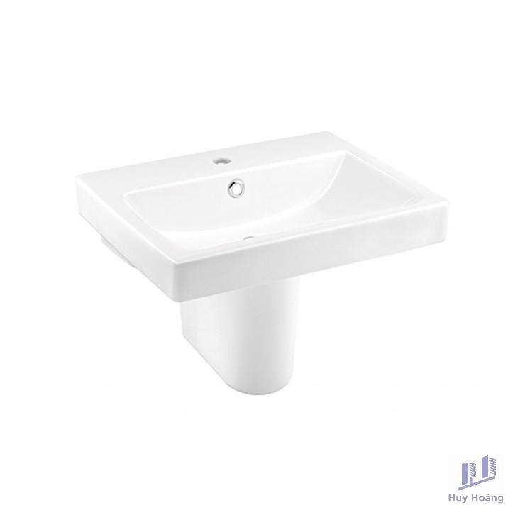 1-4033.jpg Chậu Lavabo treo tường COTTO C0156/C420 Chân Ngắn - Ảnh 1