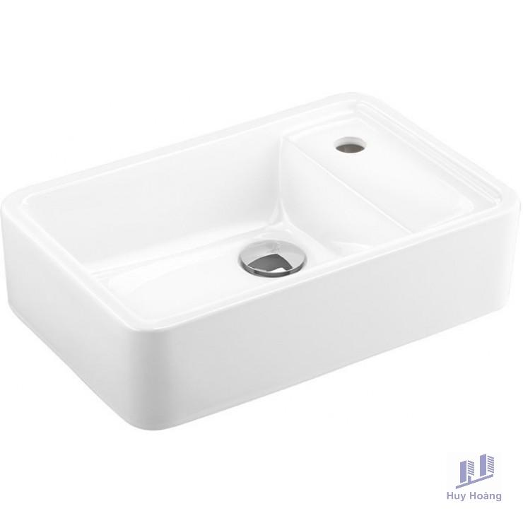 1-4043.jpg Chậu Lavabo COTTO C00657 Treo Tường 450x300 mm Nhỏ - Ảnh 1