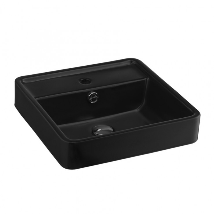 1-4056.jpg Chậu Lavabo COTTO C00381MBK (C00381 MBK) Geo Square Đặt Bàn - Ảnh 1