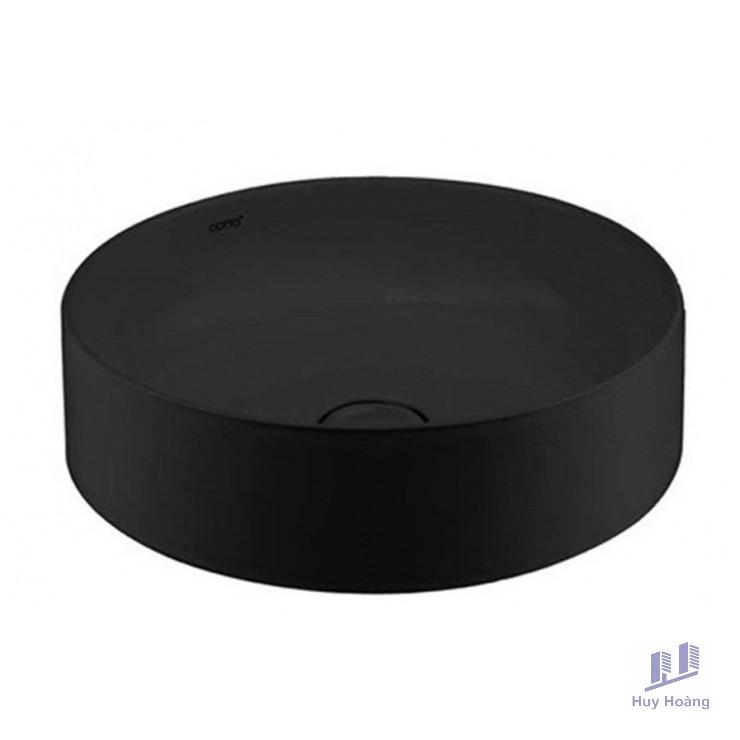 1-4147.jpg Chậu Lavabo COTTO C00340 MBK Đặt Bàn Màu Đen - Ảnh 1