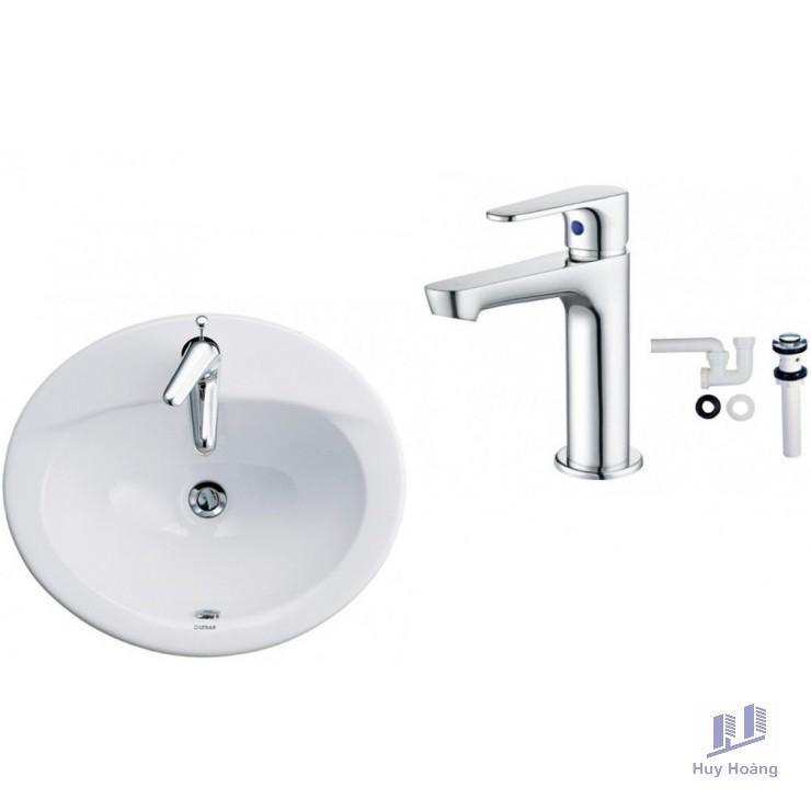 1-4534.jpg Combo Caesar Lavabo Và Vòi Lạnh L5018 + B060C - Ảnh 1