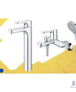 Combo Caesar B571CU + S573C Vòi Lavabo Và Sen Tắm Nóng Lạnh