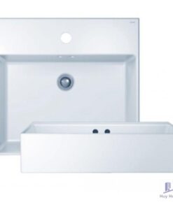 Chậu Rửa Lavabo CAESAR LF5263 Đặt Bàn Chữ Nhật