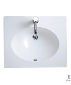 Chậu Rửa Lavabo CAESAR LF5024 Treo Tường - Đặt Bàn 600x500 mm