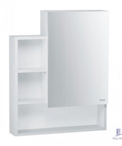 Tủ Gương Treo Phòng Tắm CAESAR EM0160V Màu Trắng