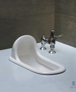 Bồn Cầu Xổm CAESAR C1230+BF449 Kèm Bộ Xả