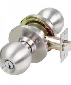 Khóa Tay Nắm Tròn Yale VCA5242 US32D Bạc Cửa Phòng Vệ Sinh