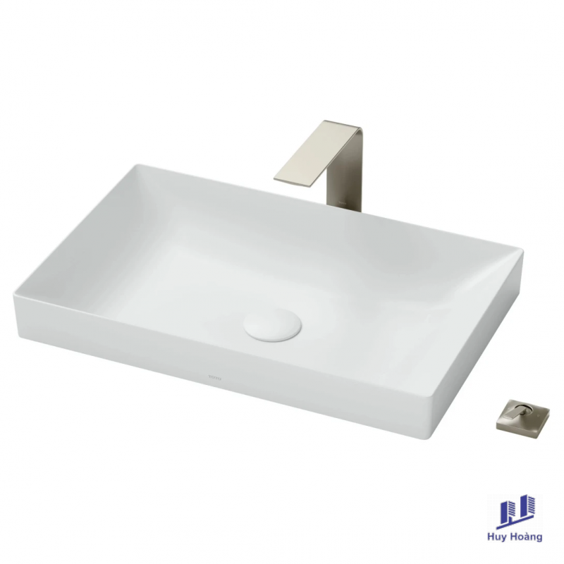 1-60.png Chậu Rửa Mặt Lavabo TOTO LT4716G19#MW Đặt Bàn Màu Trắng Mờ 600x380 mm - Ảnh 1