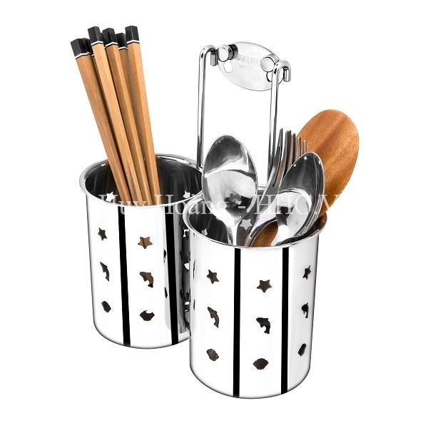 1-6122.jpg Ống Đũa Đôi Tròn Inox 304 MC1 Tovashu - Ảnh 1