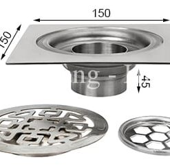 Thoát Sàn 1 Tấc 5 304-D1T5 Tovashu