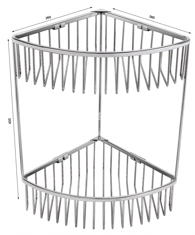 1-6149.jpg Kệ Lưới Góc 2 Tầng Tovashu - Ảnh 1