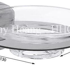 Kệ Xà Bông Kiếng Nắp Ovan 304-A2 Tovashu