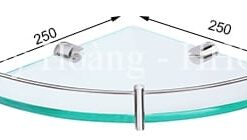 Kệ Kiếng Góc Cường Lực 304-GK Tovashu