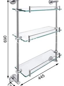 Kệ Kiếng 3 Tầng 304-T3 Tovashu