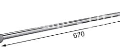Treo Khăn Đơn Nắp Tròn 304-B5 Tovashu