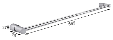 Treo Khăn Đơn Nắp Tròn 304-E5 Tovashu