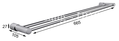 Treo Khăn Đôi Nắp Tròn  Tovashu