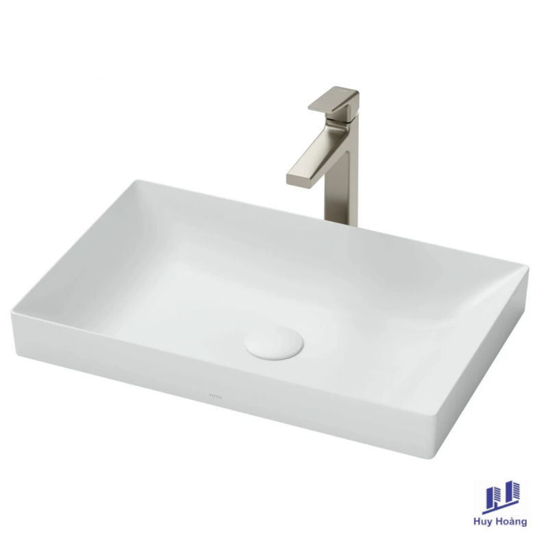 1-64.png Chậu Rửa Mặt Lavabo TOTO LT4716G17#MW Đặt Bàn Màu Trắng Mờ 600x380 mm - Ảnh 1