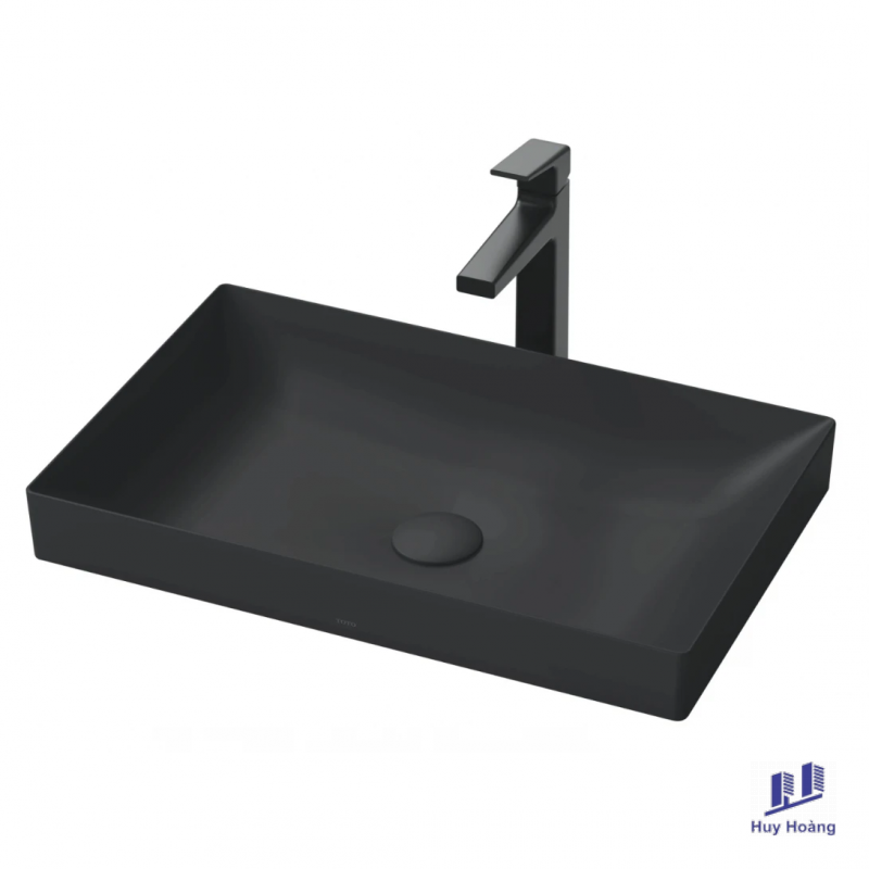 1-66.png Chậu Rửa Mặt Lavabo TOTO LT4716G17#MBL Đặt Bàn Màu Đen Mờ 600x380 mm - Ảnh 1
