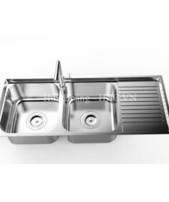 Chậu Rửa Chén Sơn Hà S105D Inox 304 2 Hộc 1 Cánh