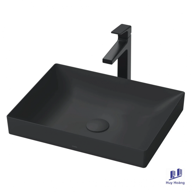 1-70.png Chậu Rửa Mặt Lavabo TOTO LT4715G19#MBL Đặt Bàn Màu Đen Mờ 500x380 mm - Ảnh 1