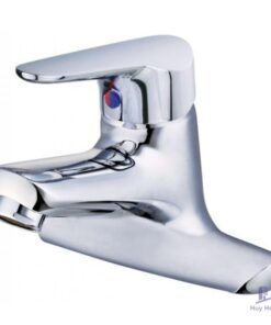 Vòi Lavabo Caesar B122CU Nóng Lạnh Kèm Xả Nhấn 3 Lỗ