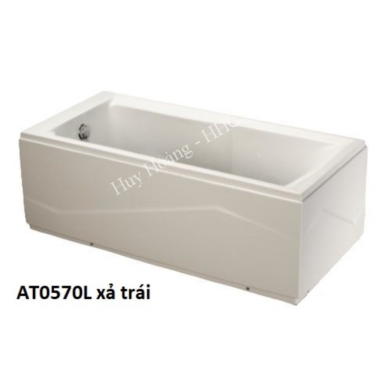 1-7185.jpg Bồn Tắm Chân Yếm 1.7M CAESAR AT0570L/R - Ảnh 1