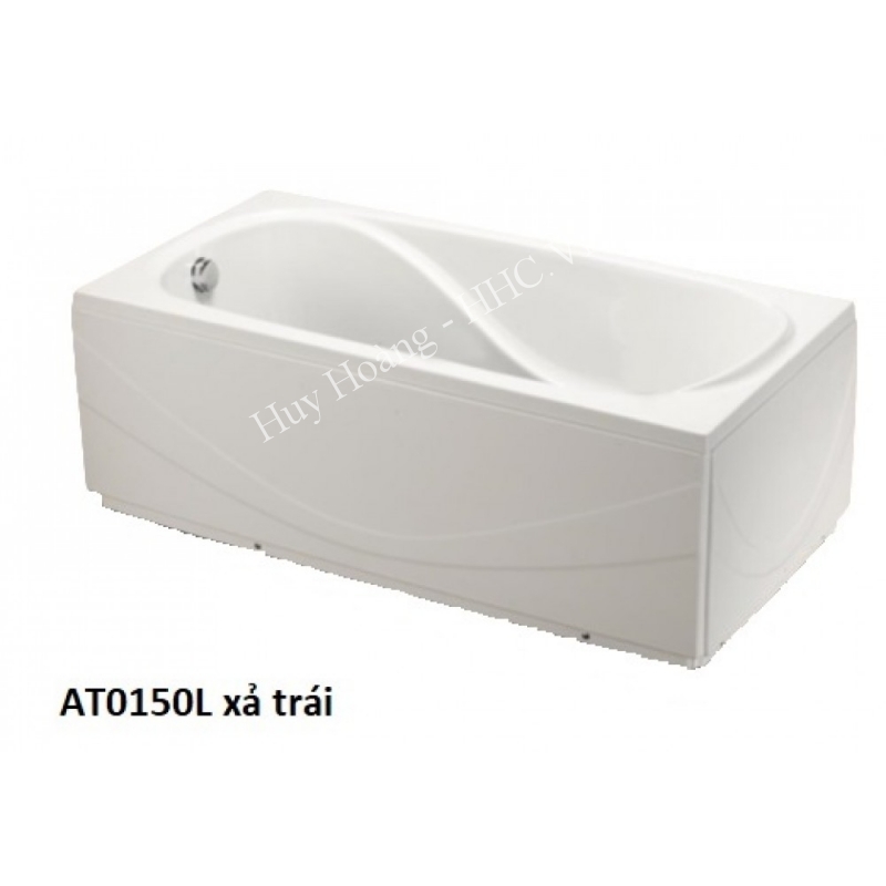 1-7197.jpg Bồn Tắm 1.5M Chân Yếm CAESAR AT0150L/R - Ảnh 1