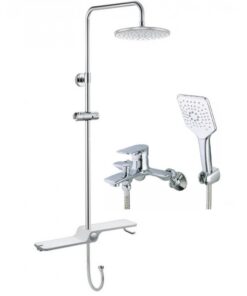 Bộ Vòi Sen Cây Caesar S773C/BS126 Nóng Lạnh