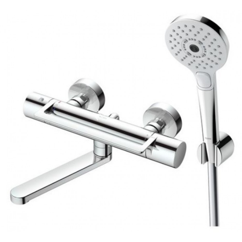 1-7736.jpg Vòi Sen Tắm Nhiệt Độ Nhật TOTO TBV03429V/TBW01010A Xả Bồn - Ảnh 1