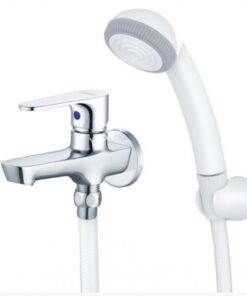 Vòi Sen Tắm Lạnh Caesar S063CP Dây Xi Tay 1 Chế Độ